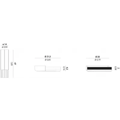 VERUM cтопор скрытый магнитный