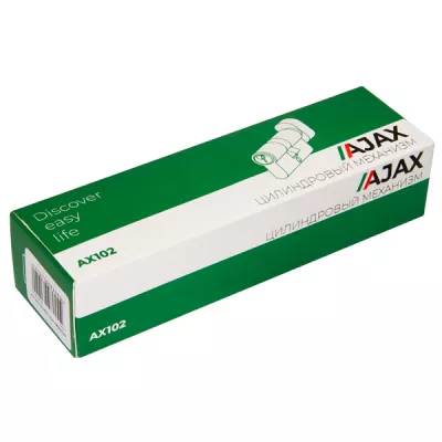 Цилиндровый механизм (AX102/80) AX1002Knob80 (35+10+35) CP хром с вертушкой